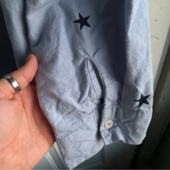 Aerie women’s starry button down shirt size XL - Picture 5 of 6